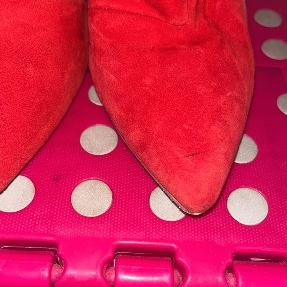 Red Steve Madden booties - Picture 3 of 10